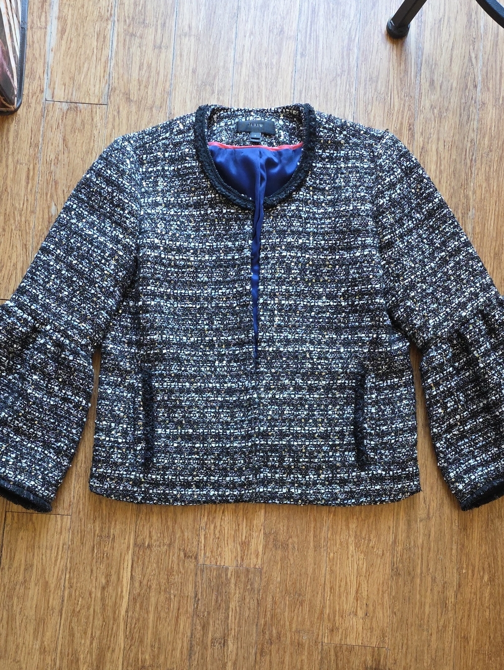 Sequined Tweed Jacket